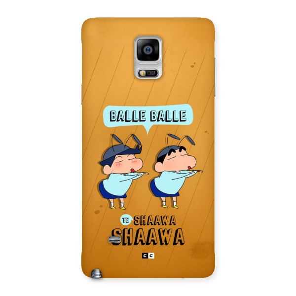 Balle Balle Shinchan Back Case for Galaxy Note 4