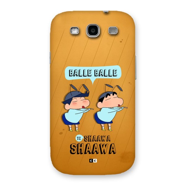 Balle Balle Shinchan Back Case for Galaxy S3