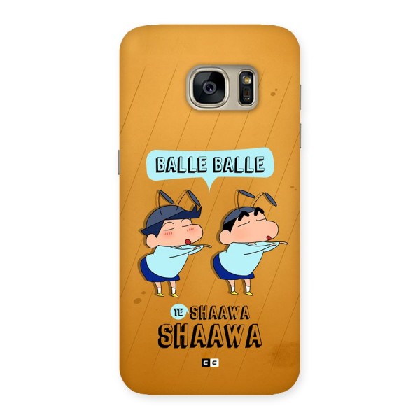 Balle Balle Shinchan Back Case for Galaxy S7