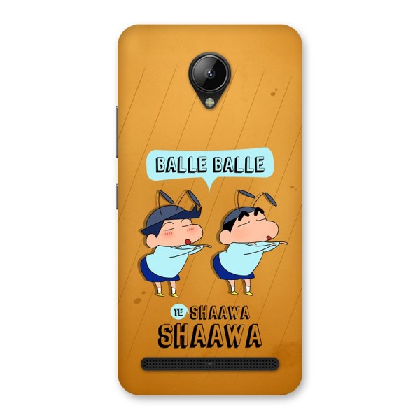 Balle Balle Shinchan Back Case for Lenovo C2