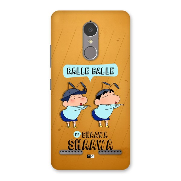 Balle Balle Shinchan Back Case for Lenovo K6