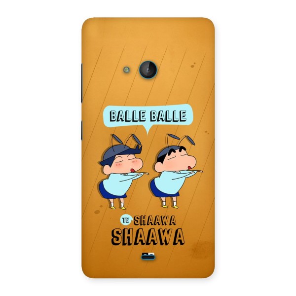 Balle Balle Shinchan Back Case for Lumia 540