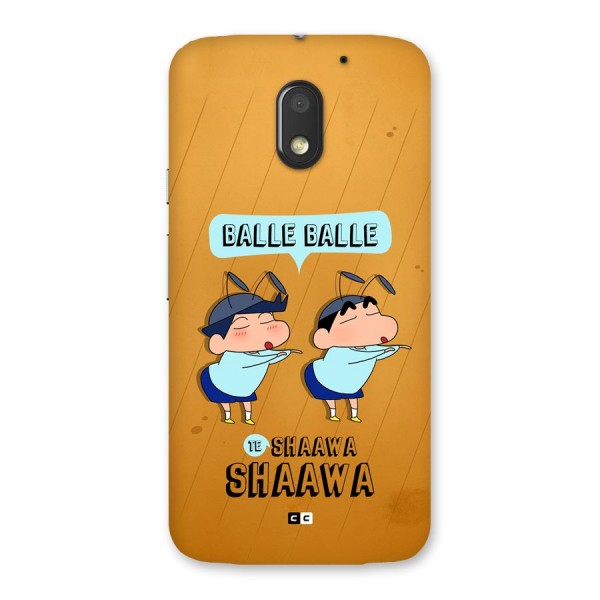 Balle Balle Shinchan Back Case for Moto E3 Power