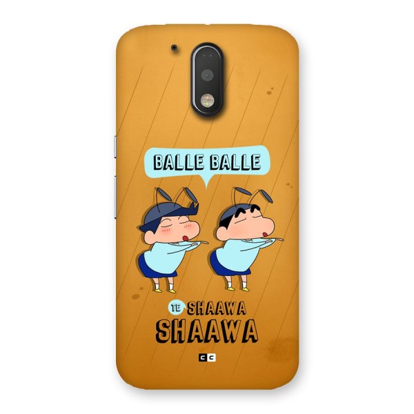 Balle Balle Shinchan Back Case for Moto G4 Plus