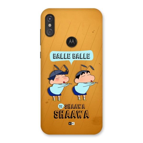 Balle Balle Shinchan Back Case for Motorola One Power