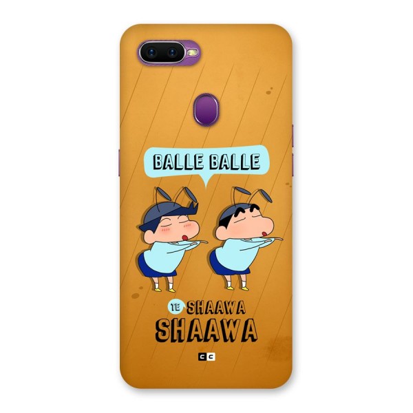Balle Balle Shinchan Back Case for Oppo F9