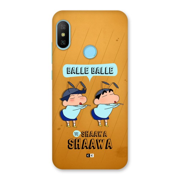 Balle Balle Shinchan Back Case for Redmi 6 Pro