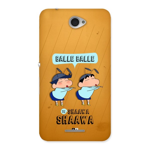 Balle Balle Shinchan Back Case for Xperia E4