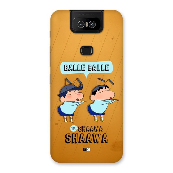 Balle Balle Shinchan Back Case for Zenfone 6z