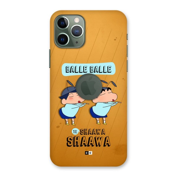 Balle Balle Shinchan Back Case for iPhone 11 Pro Logo Cut
