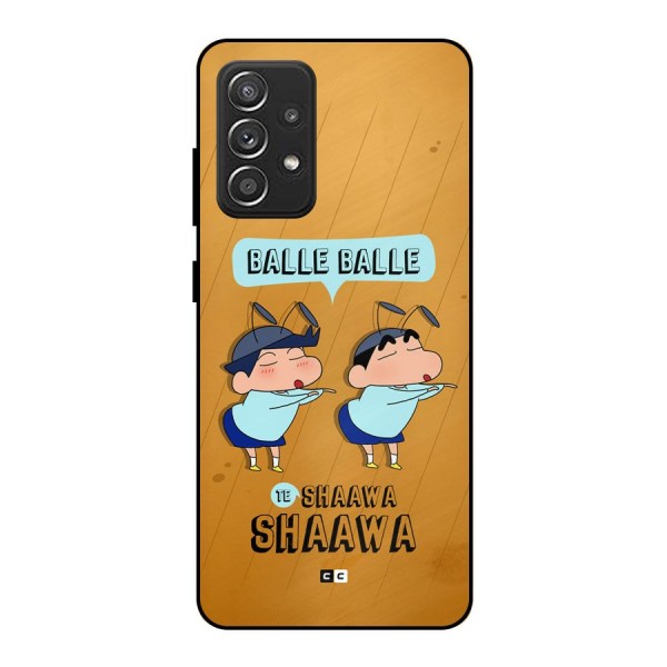 Balle Balle Shinchan Metal Back Case for Galaxy A52s 5G