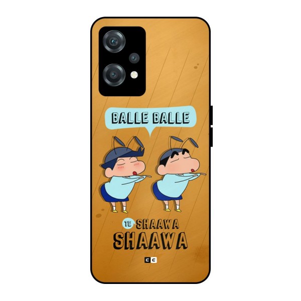 Balle Balle Shinchan Metal Back Case for OnePlus Nord CE 2 Lite 5G