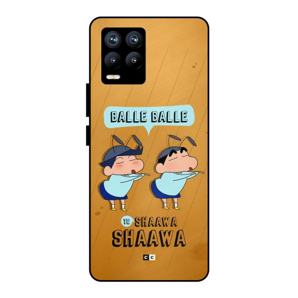 Balle Balle Shinchan Metal Back Case for Realme 8 Pro