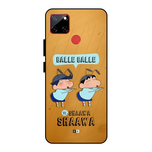 Balle Balle Shinchan Metal Back Case for Realme C12