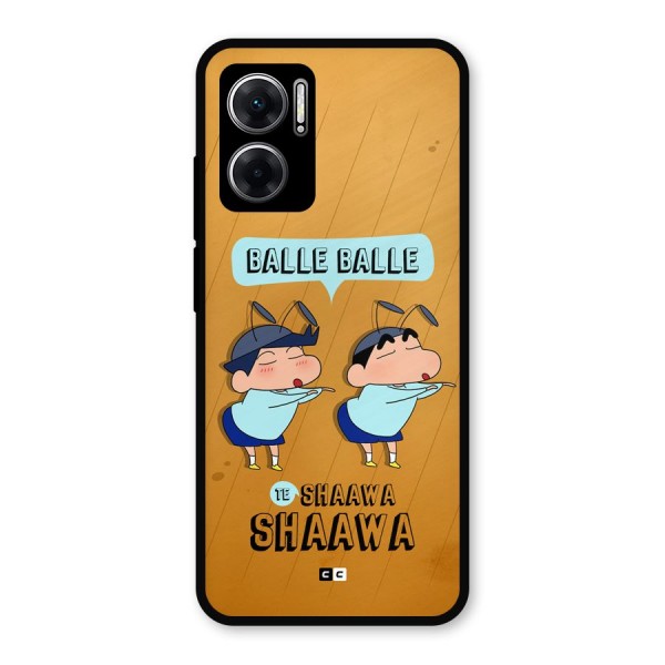 Balle Balle Shinchan Metal Back Case for Redmi 11 Prime 5G