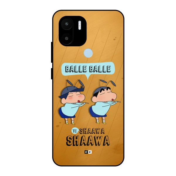 Balle Balle Shinchan Metal Back Case for Redmi A1 Plus