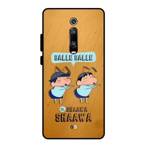 Balle Balle Shinchan Metal Back Case for Redmi K20 Pro