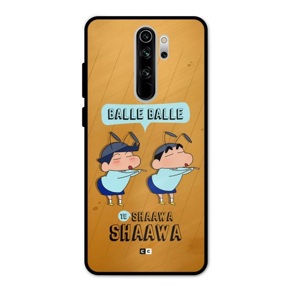 Balle Balle Shinchan Metal Back Case for Redmi Note 8 Pro