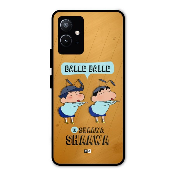 Balle Balle Shinchan Metal Back Case for Vivo T1 5G