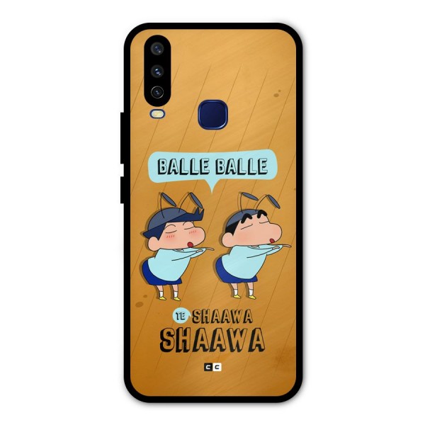 Balle Balle Shinchan Metal Back Case for Vivo V17