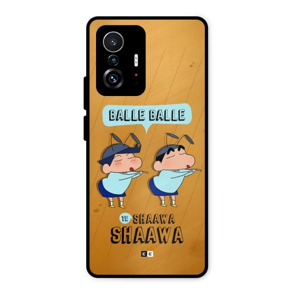 Balle Balle Shinchan Metal Back Case for Xiaomi 11T Pro