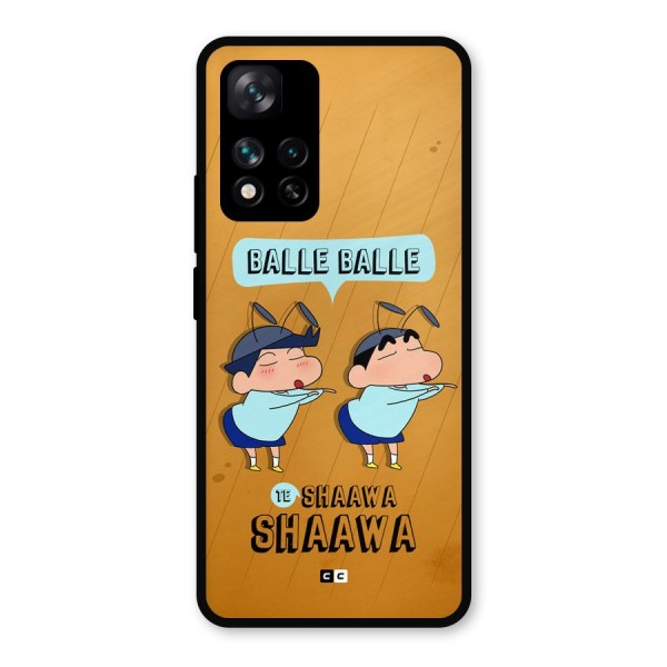 Balle Balle Shinchan Metal Back Case for Xiaomi 11i Hypercharge 5G