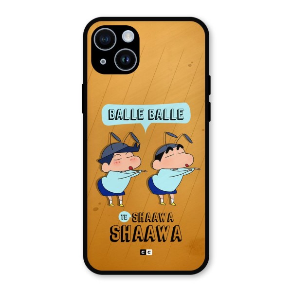 Balle Balle Shinchan Metal Back Case for iPhone 14