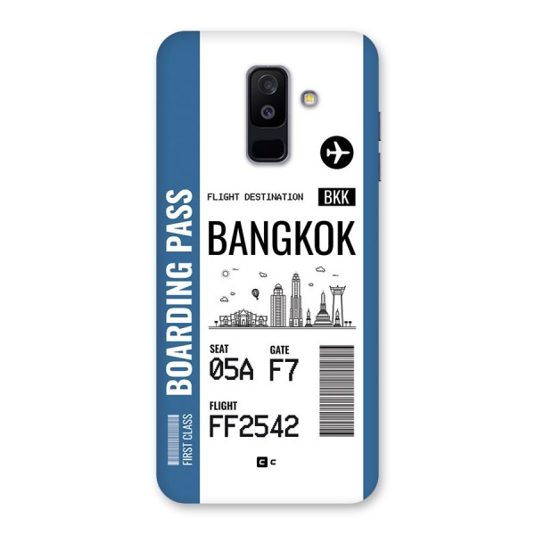 Bangkok Boarding Pass Back Case for Galaxy A6 Plus
