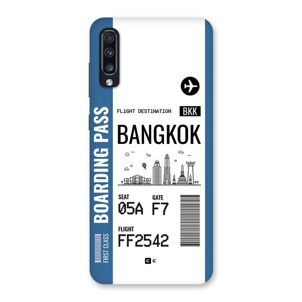 Bangkok Boarding Pass Back Case for Galaxy A70