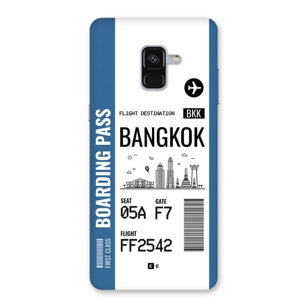 Bangkok Boarding Pass Back Case for Galaxy A8 Plus