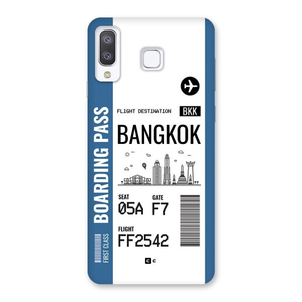 Bangkok Boarding Pass Back Case for Galaxy A8 Star