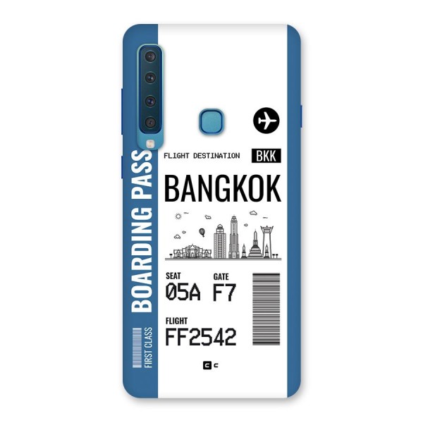 Bangkok Boarding Pass Back Case for Galaxy A9 (2018)