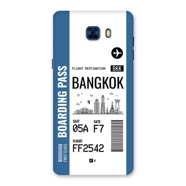 Bangkok Boarding Pass Back Case for Galaxy C7 Pro