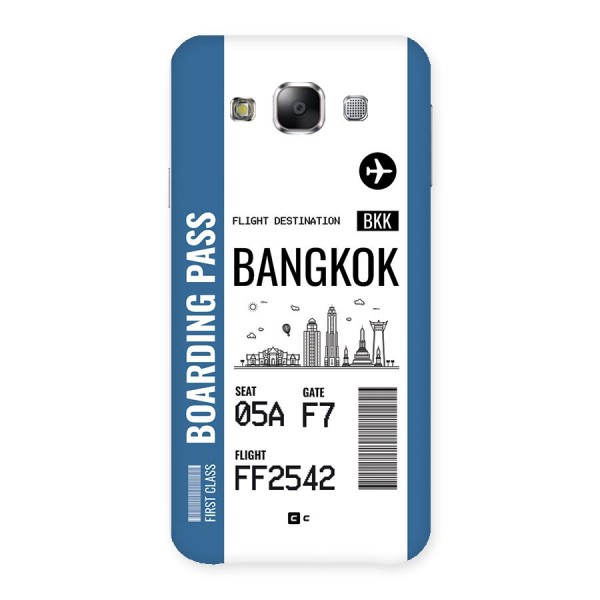 Bangkok Boarding Pass Back Case for Galaxy E5