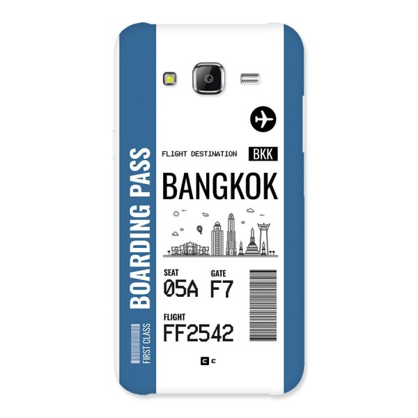 Bangkok Boarding Pass Back Case for Galaxy J5