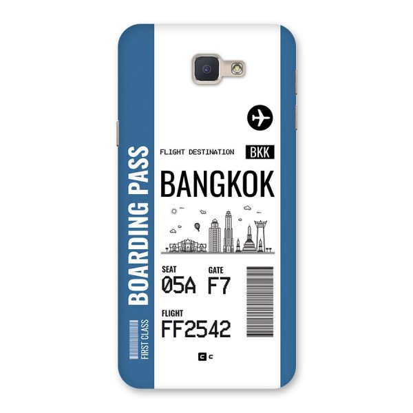 Bangkok Boarding Pass Back Case for Galaxy J5 Prime
