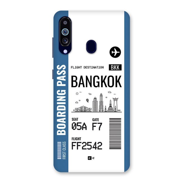 Bangkok Boarding Pass Back Case for Galaxy M40