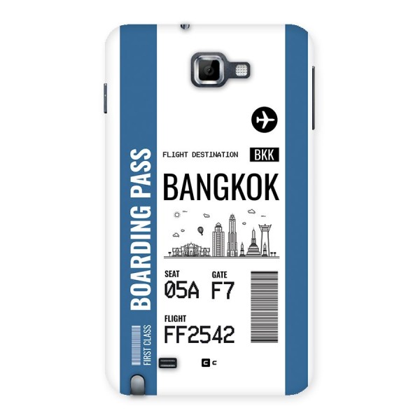 Bangkok Boarding Pass Back Case for Galaxy Note