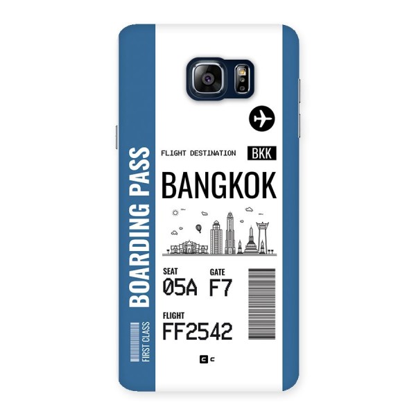 Bangkok Boarding Pass Back Case for Galaxy Note 5