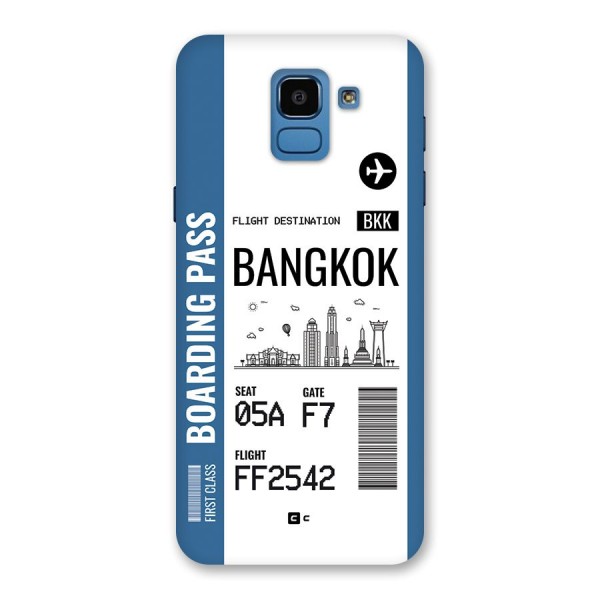 Bangkok Boarding Pass Back Case for Galaxy On6
