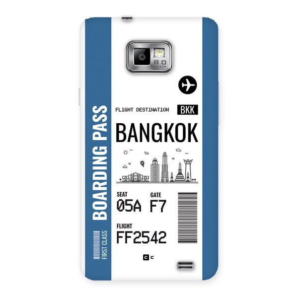Bangkok Boarding Pass Back Case for Galaxy S2