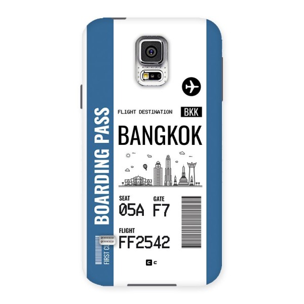 Bangkok Boarding Pass Back Case for Galaxy S5