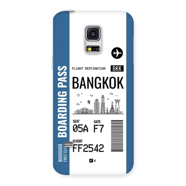 Bangkok Boarding Pass Back Case for Galaxy S5 Mini