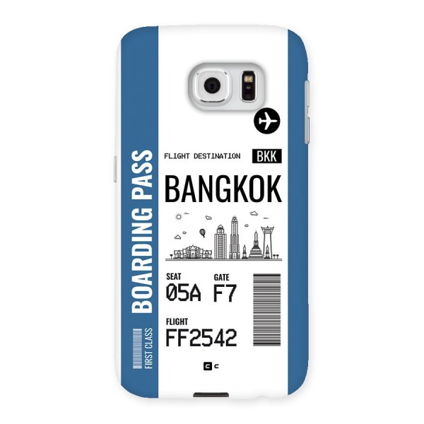 Bangkok Boarding Pass Back Case for Galaxy S6