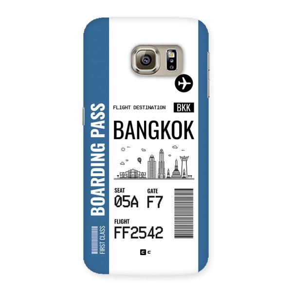 Bangkok Boarding Pass Back Case for Galaxy S6 edge
