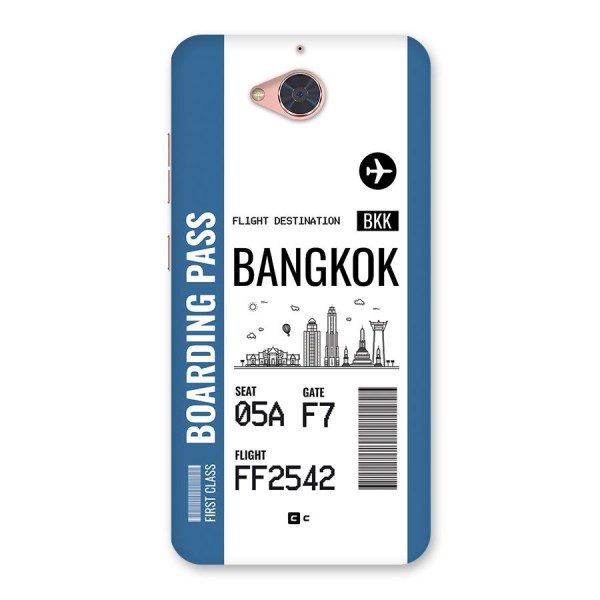 Bangkok Boarding Pass Back Case for Gionee S6 Pro