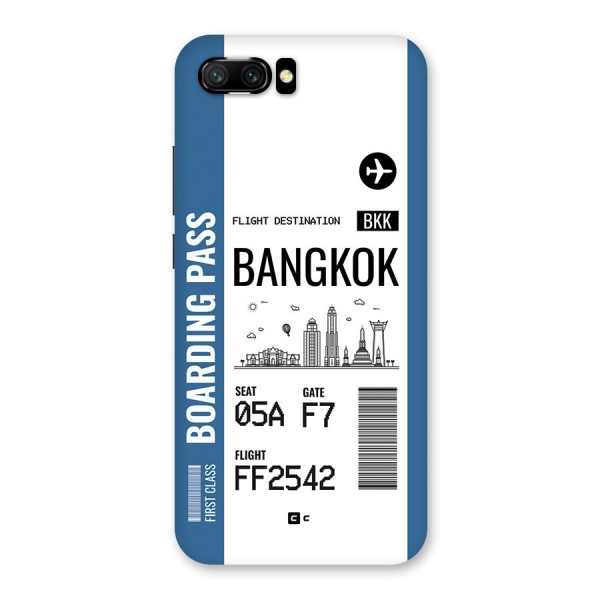 Bangkok Boarding Pass Back Case for Honor 10
