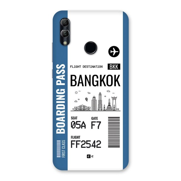 Bangkok Boarding Pass Back Case for Honor 10 Lite