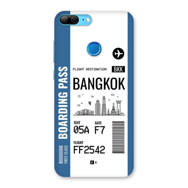 Bangkok Boarding Pass Back Case for Honor 9 Lite