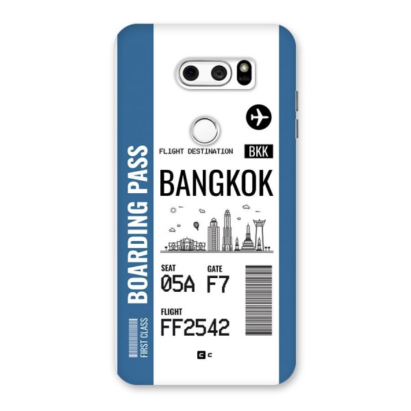 Bangkok Boarding Pass Back Case for LG V30
